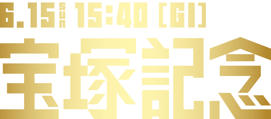 6.15SUN 15:40[G1] 宝塚記念